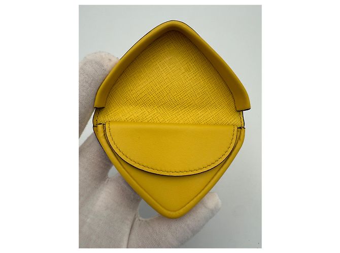 PRADA Saffiano Yellow Münzbeutel - Ansicht 6