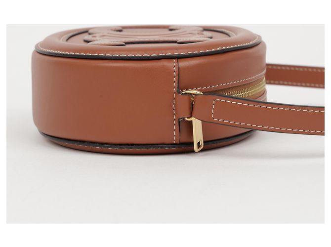 Céline Borsa a tracolla ovale Triomphe Tan - vista 6