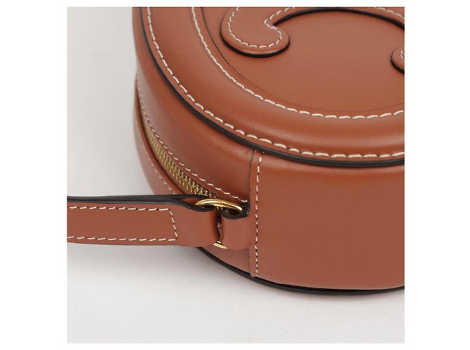 Céline Borsa a tracolla ovale Triomphe Tan - vista 8