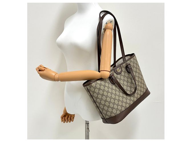 Gucci Borsa Tote e Borsa a Spalla Ophidia GG Supreme - vista 2