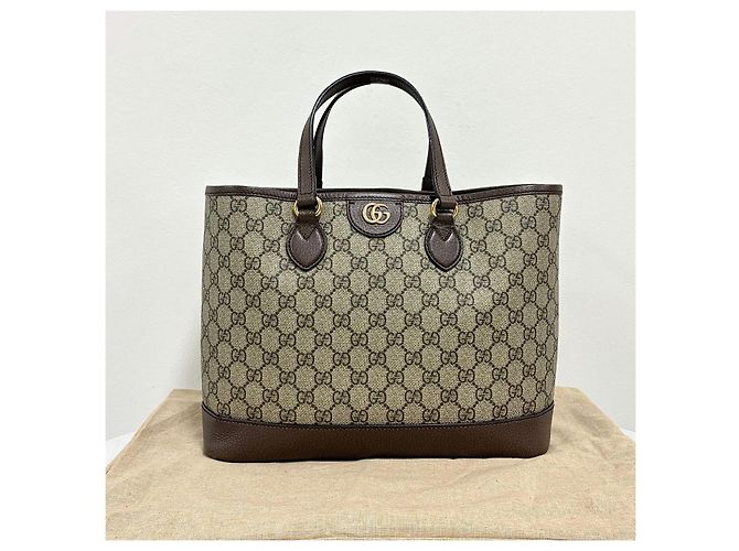 Gucci Borsa Tote e Borsa a Spalla Ophidia GG Supreme - vista 3