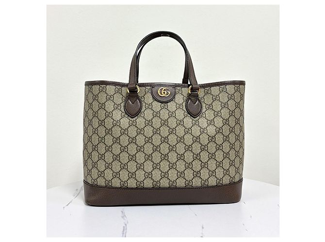 Gucci Borsa Tote e Borsa a Spalla Ophidia GG Supreme - vista 6