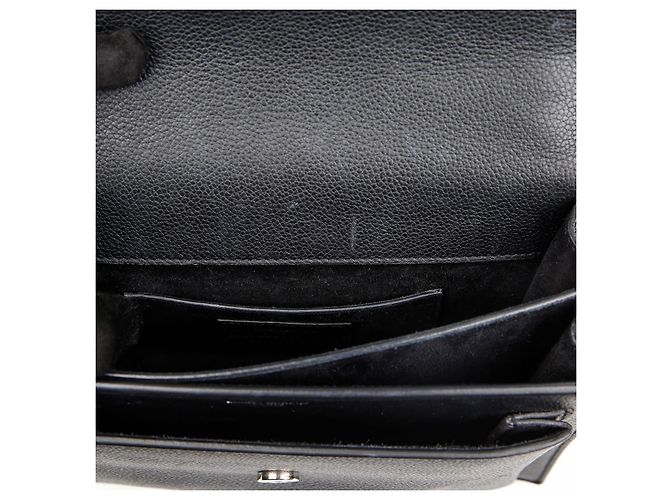 Autre Marque Borsa a tracolla Sunset Medium in pelle liscia con catena Nero Argento - vista 15