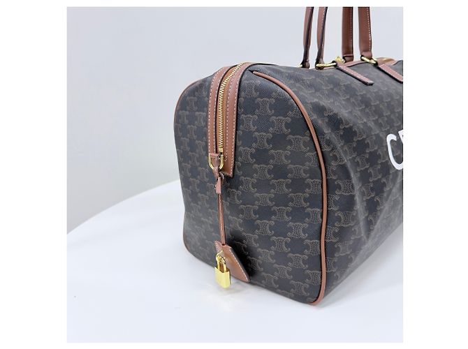 Céline Saco Boston Trio Canvas Keepall Large - vista 2