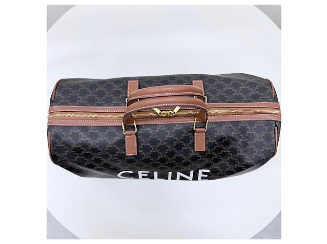 Céline Saco Boston Trio Canvas Keepall Large - vista 4