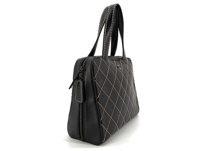 Chanel Borsa Tote Wildstitch Gold - vista 3