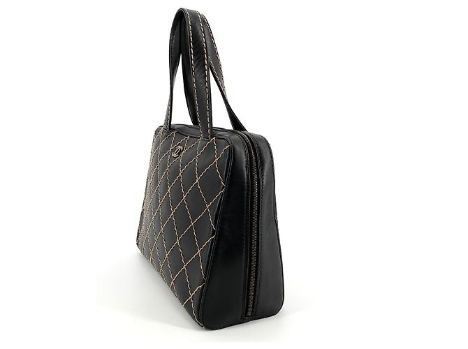 Chanel Borsa Tote Wildstitch Gold - vista 4