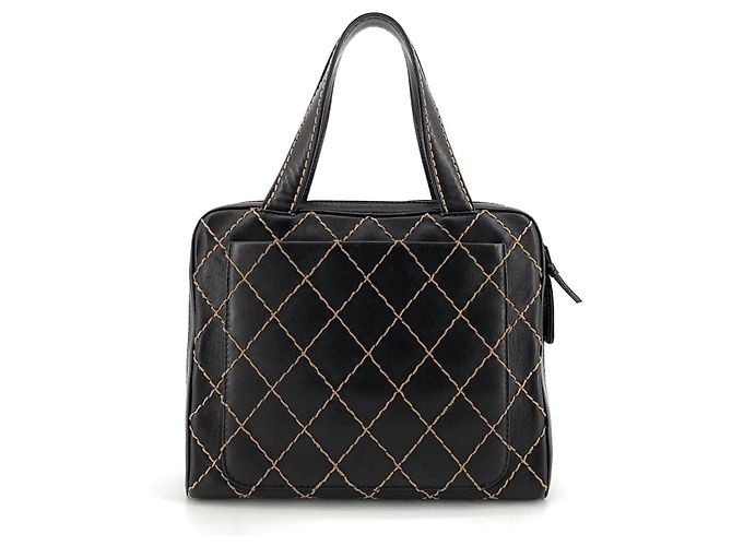 Chanel Borsa Tote Wildstitch Gold - vista 5