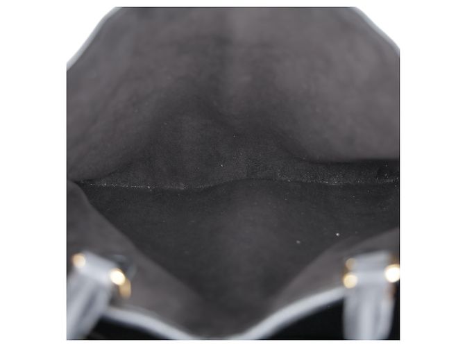 Louis Vuitton Borsa tote e a tracolla in tela Monogram e pelle MM Size Black - vista 33
