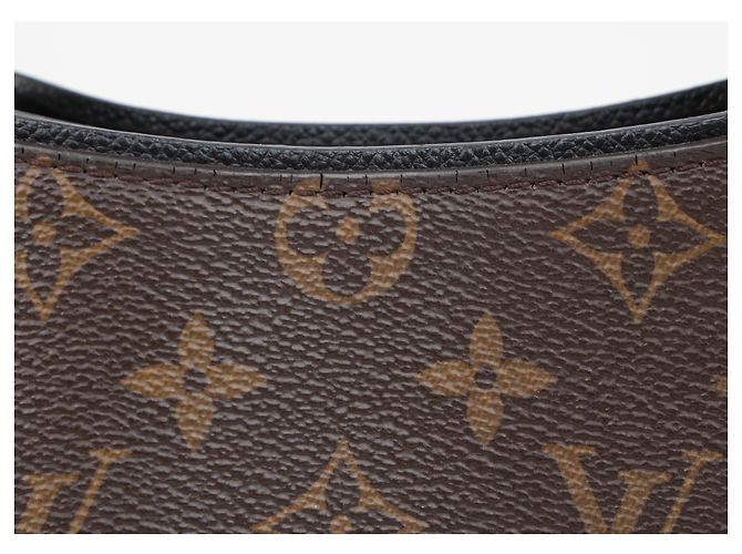 Louis Vuitton Borsa tote e a tracolla in tela Monogram e pelle MM Size Black - vista 6