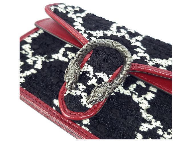 Gucci Borsa a tracolla Dionysus Tweed Chain Supermini - vista 3