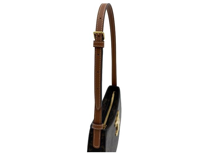 Céline Borsa Tilly Triomphe Canvas Borsa a spalla media Borsa hobo - vista 10