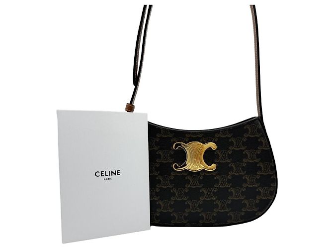 Céline Borsa Tilly Triomphe Canvas Borsa a spalla media Borsa hobo - vista 11