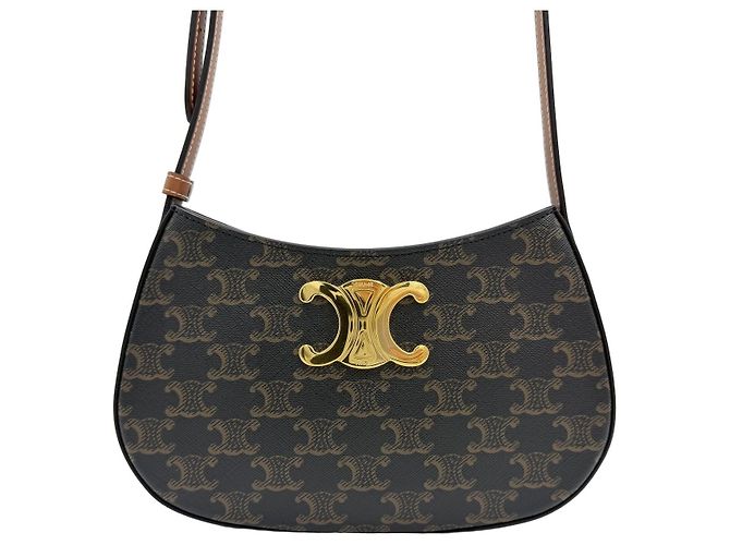 Céline Borsa Tilly Triomphe Canvas Borsa a spalla media Borsa hobo - vista 3
