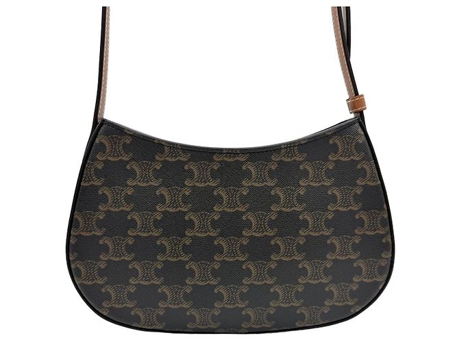 Céline Borsa Tilly Triomphe Canvas Borsa a spalla media Borsa hobo - vista 6