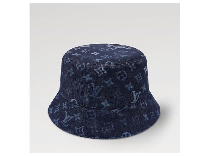 Louis Vuitton Chapéu Bucket Monogram Denim Surplus - vista 3