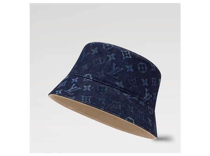 Louis Vuitton Chapéu Bucket Monogram Denim Surplus - vista 5
