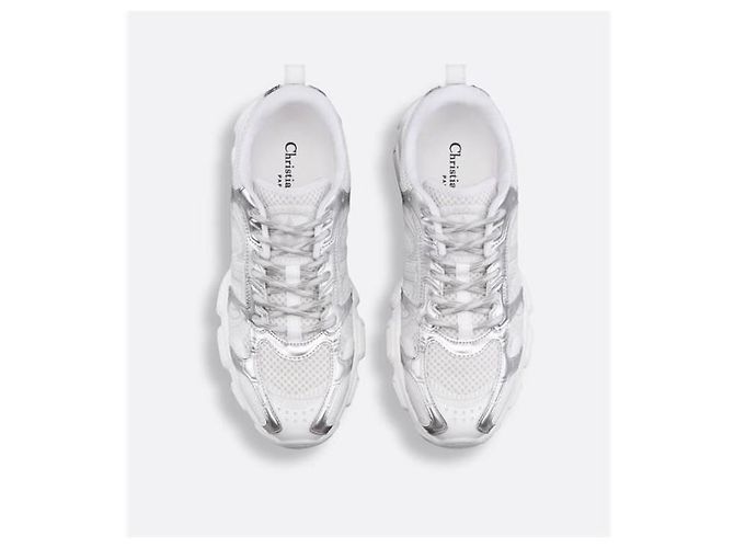 Dior Baskets Chrono White Mesh Silver - vue 5