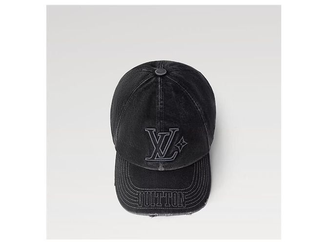 Louis Vuitton Denim Washed Cap Blau - Ansicht 4