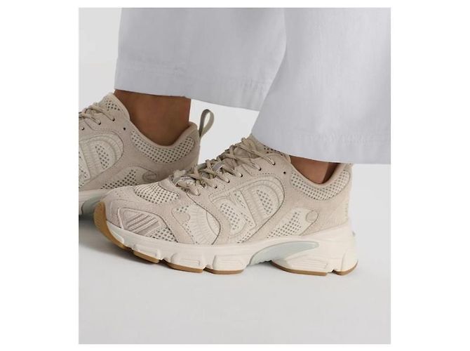 Dior Sneakers Chrono Mesh Beige - vista 4