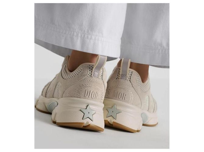 Dior Sneakers Chrono Mesh Beige - vista 5