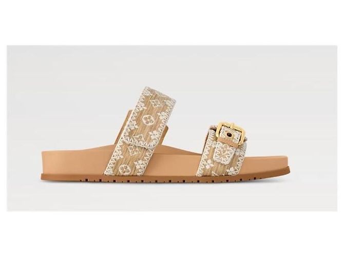 Louis Vuitton Spring Diya Flat Comfort Mule Monogramm Raffia - Ansicht 3