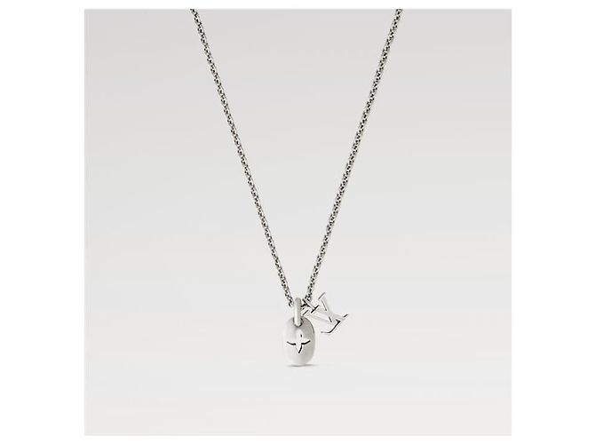 Louis Vuitton Collana con pendente Monogram Flower - vista 3
