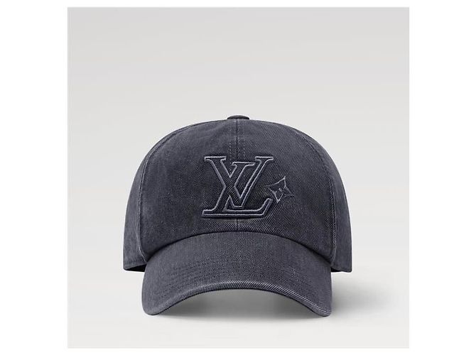 Louis Vuitton Washed Denim Cap Blau - Ansicht 2