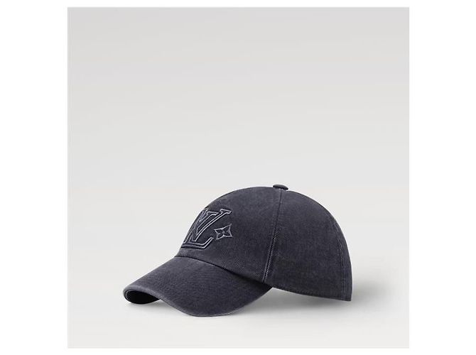 Louis Vuitton Washed Denim Cap Blau - Ansicht 3