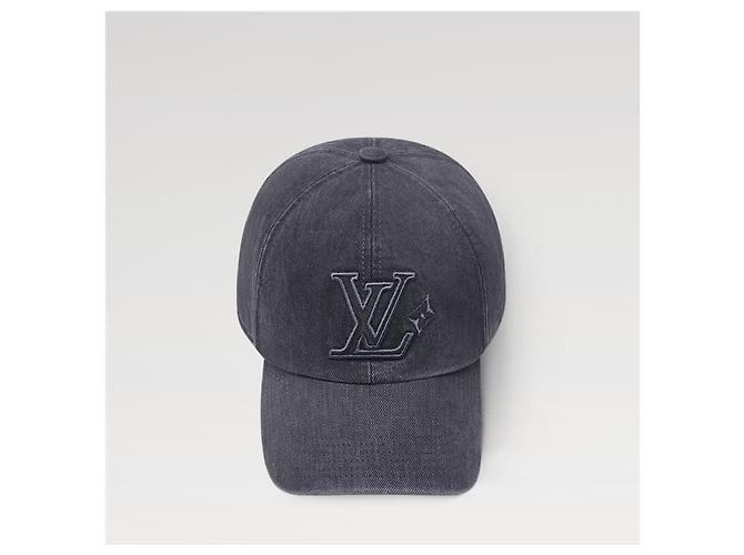 Louis Vuitton Washed Denim Cap Blau - Ansicht 4