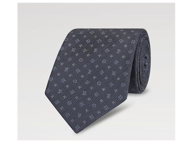 Louis Vuitton Monogram Classic Tie Grey - view 6