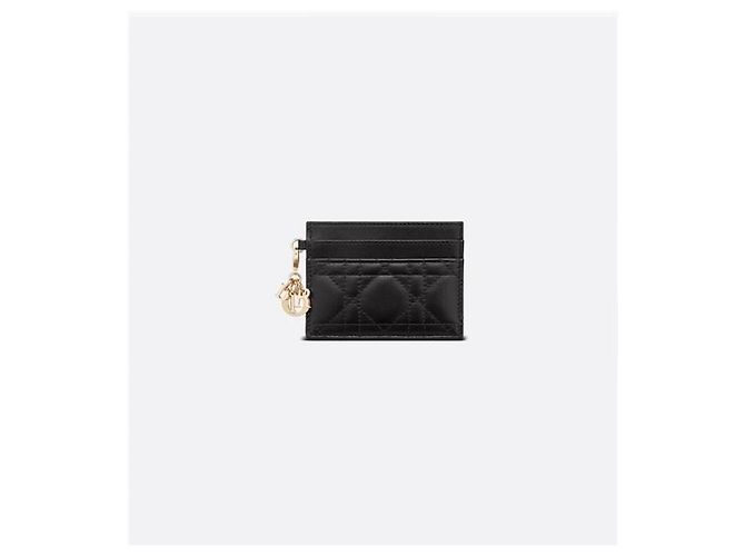 Dior Freesia Kartenetui Black Cannage Lambskin - Ansicht 2