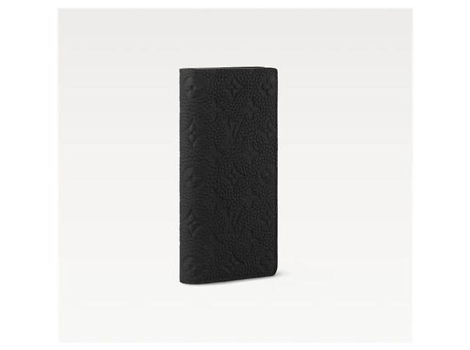 Louis Vuitton Brazza Wallet Black Tullio Leather - view 3