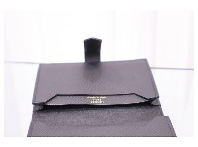 Hermès Beaune Mini Black Gold Geldbörse - Ansicht 10