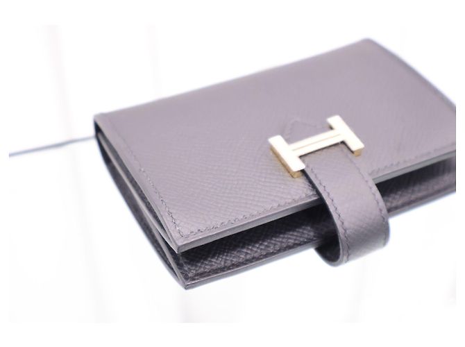 Hermès Beaune Mini Black Gold Geldbörse - Ansicht 12