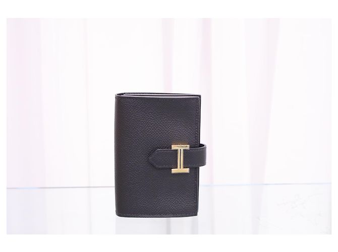 Hermès Beaune Mini Black Gold Geldbörse - Ansicht 2