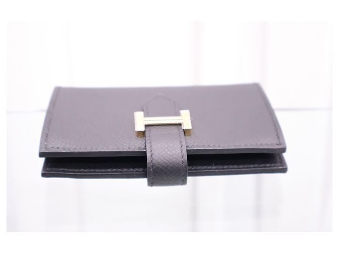 Hermès Beaune Mini Black Gold Geldbörse - Ansicht 6