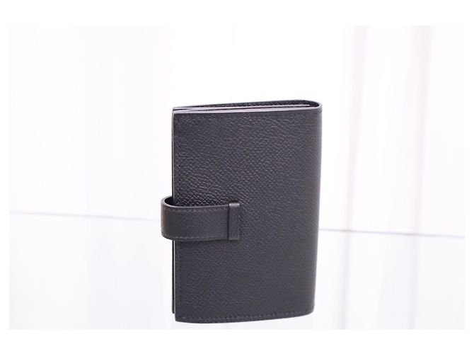 Hermès Beaune Mini Black Gold Geldbörse - Ansicht 7
