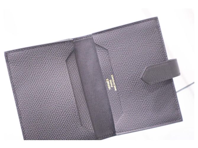 Hermès Beaune Mini Black Gold Geldbörse - Ansicht 8