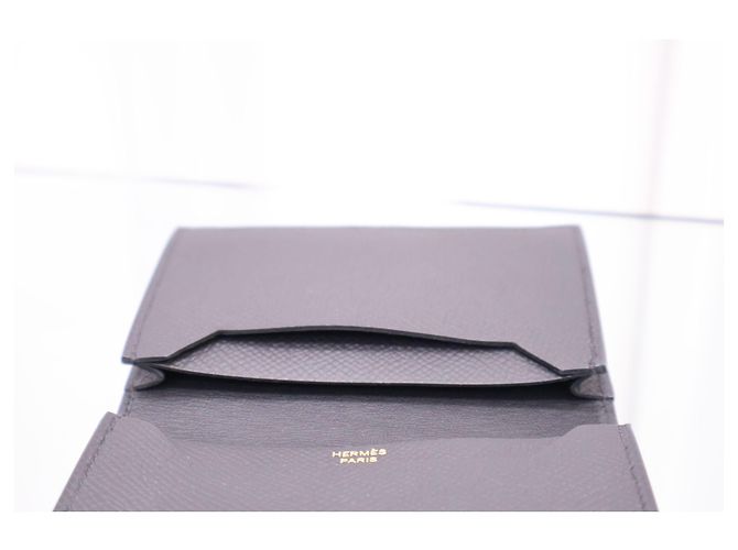 Hermès Beaune Mini Black Gold Geldbörse - Ansicht 9