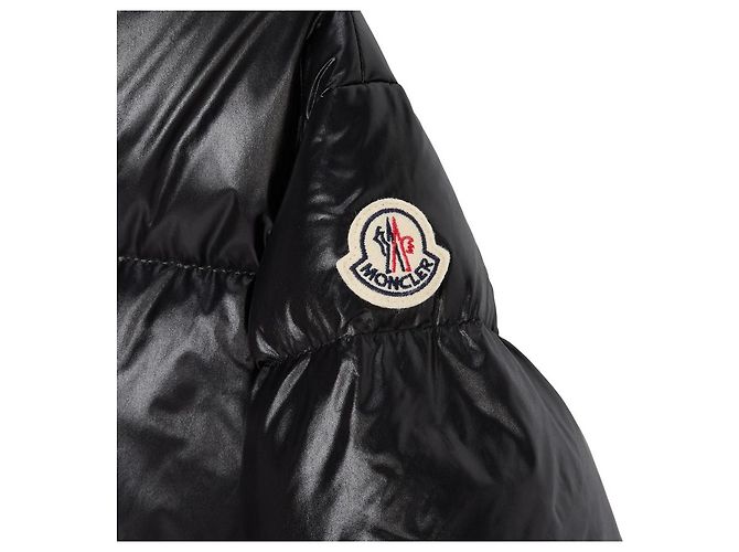 Piumino Lungo Moncler Nero - vista 6