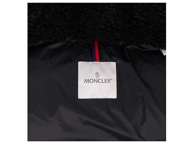 Piumino Lungo Moncler Nero - vista 8