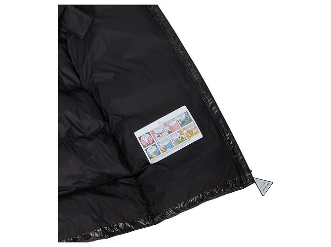 Piumino Lungo Moncler Nero - vista 9