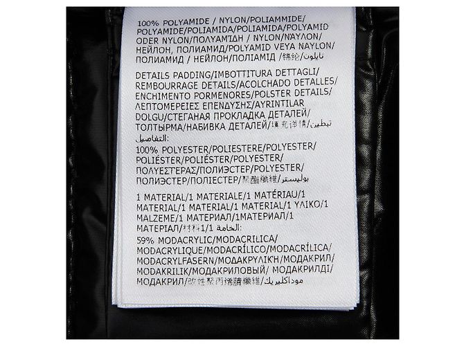 Moncler Steppjacke Schwarz Glänzend - Ansicht 13