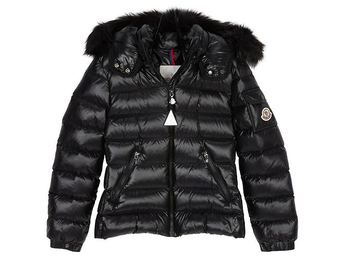 Moncler Steppjacke Schwarz Glänzend - Ansicht 3
