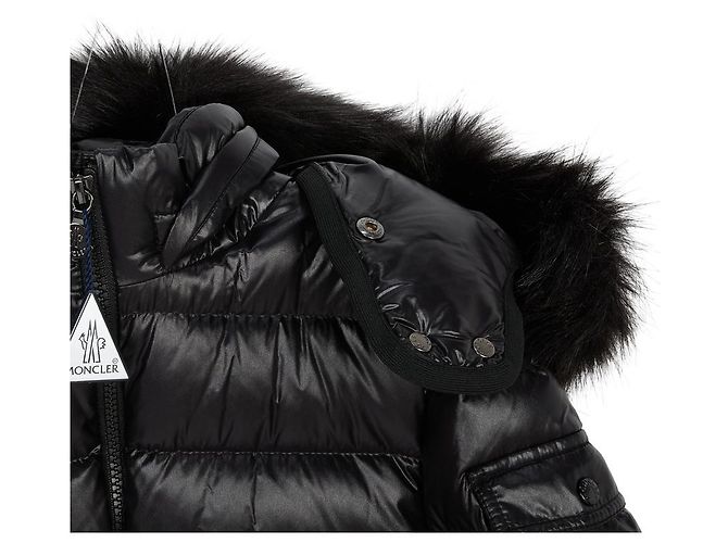 Moncler Steppjacke Schwarz Glänzend - Ansicht 6