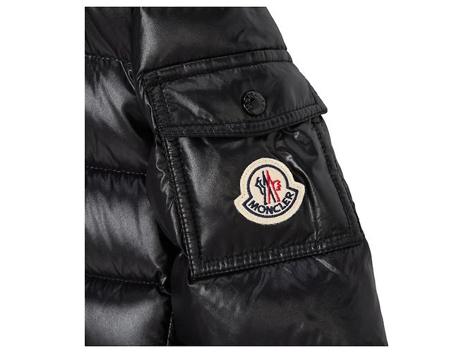 Moncler Steppjacke Schwarz Glänzend - Ansicht 7