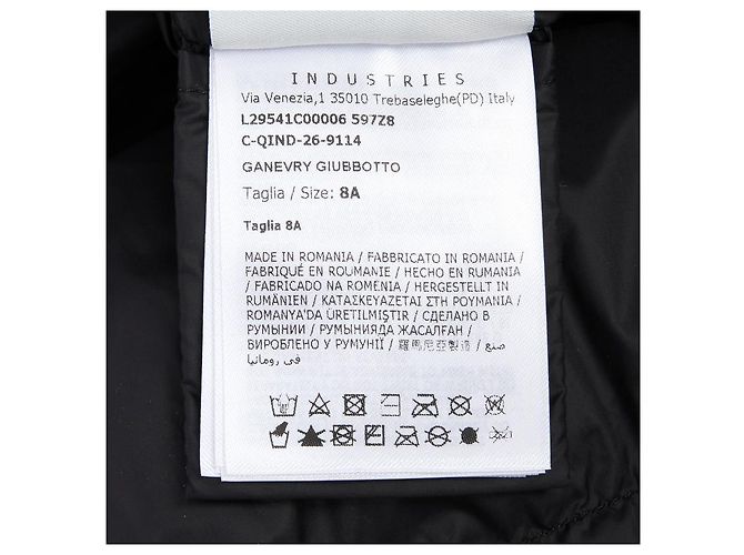 Moncler Long Down Jacket Black - view 10