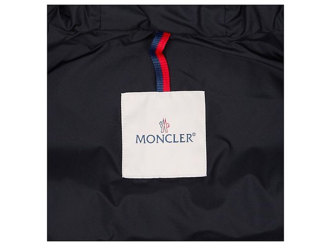 Moncler Kapuzen-Daunenpullover Navy - Ansicht 8