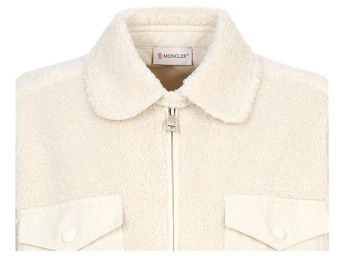 Moncler Giacca camicia in pile da donna - vista 5